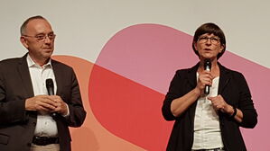 Norbert Walter-Borjans und Saskia Esken.