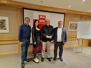 Sebastian Holzhauer (von links), Selina Blust, Daniel Born und Mirko Witkowski.