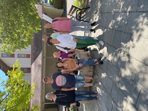 Von li: Marion Hofmockel, Markus Frick, Ilse Götz, Hans Ahner, Ruth Hunds, Christof Götz, Christian Schmider-Wälzlein