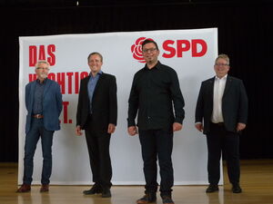Klaus Kirschner (von links), Sebastian Holzhauer, Torsten Stumpf und Mirko Witkowski.
